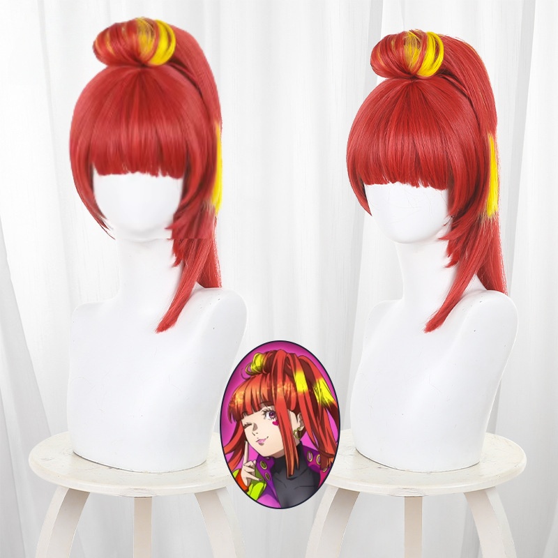 Men'S Yellow Accessories - Anime Gnosia SQ Cosplay Wig Bright