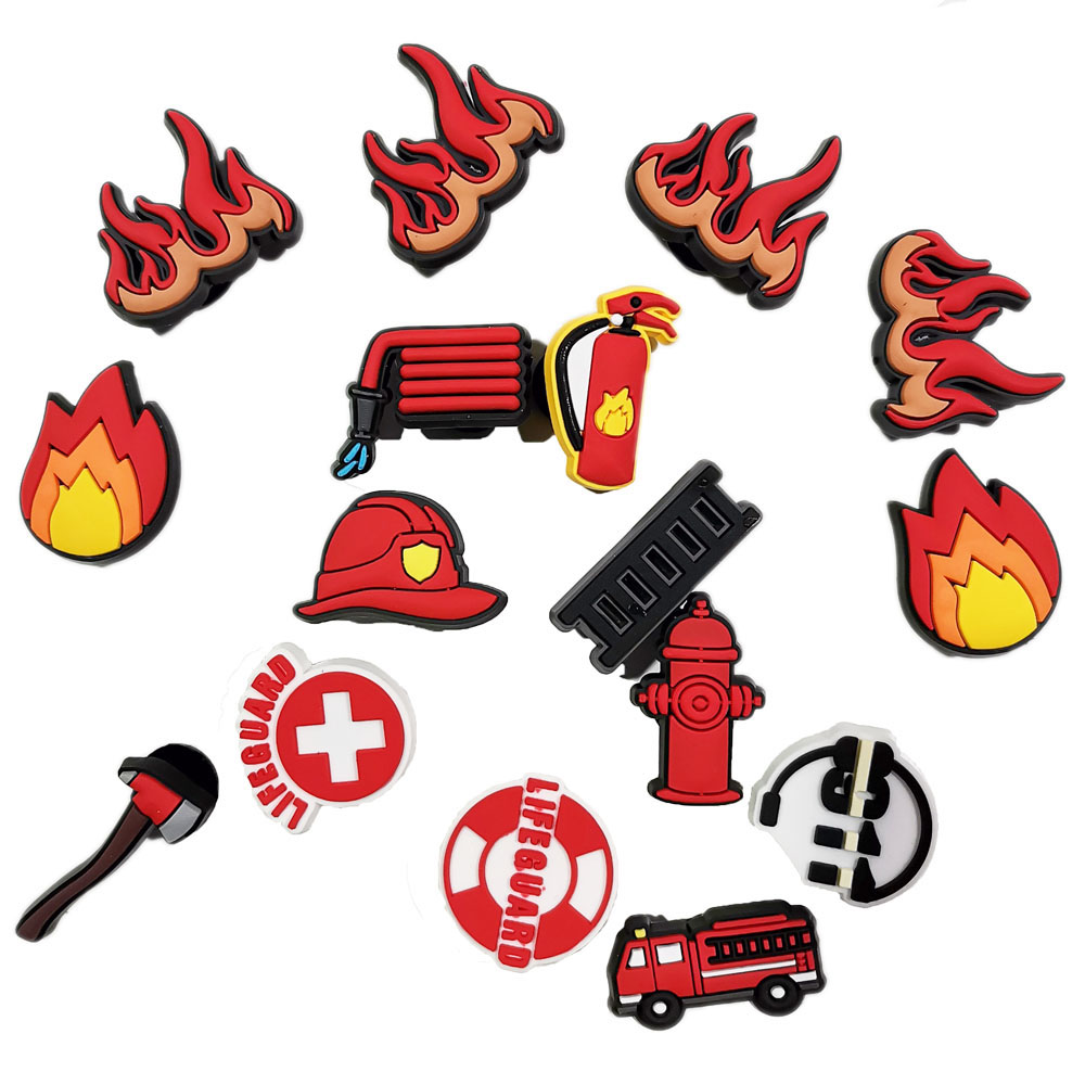 Men'S Accessories Crocs - Fireman Shoe Charms for Crocs Accessories