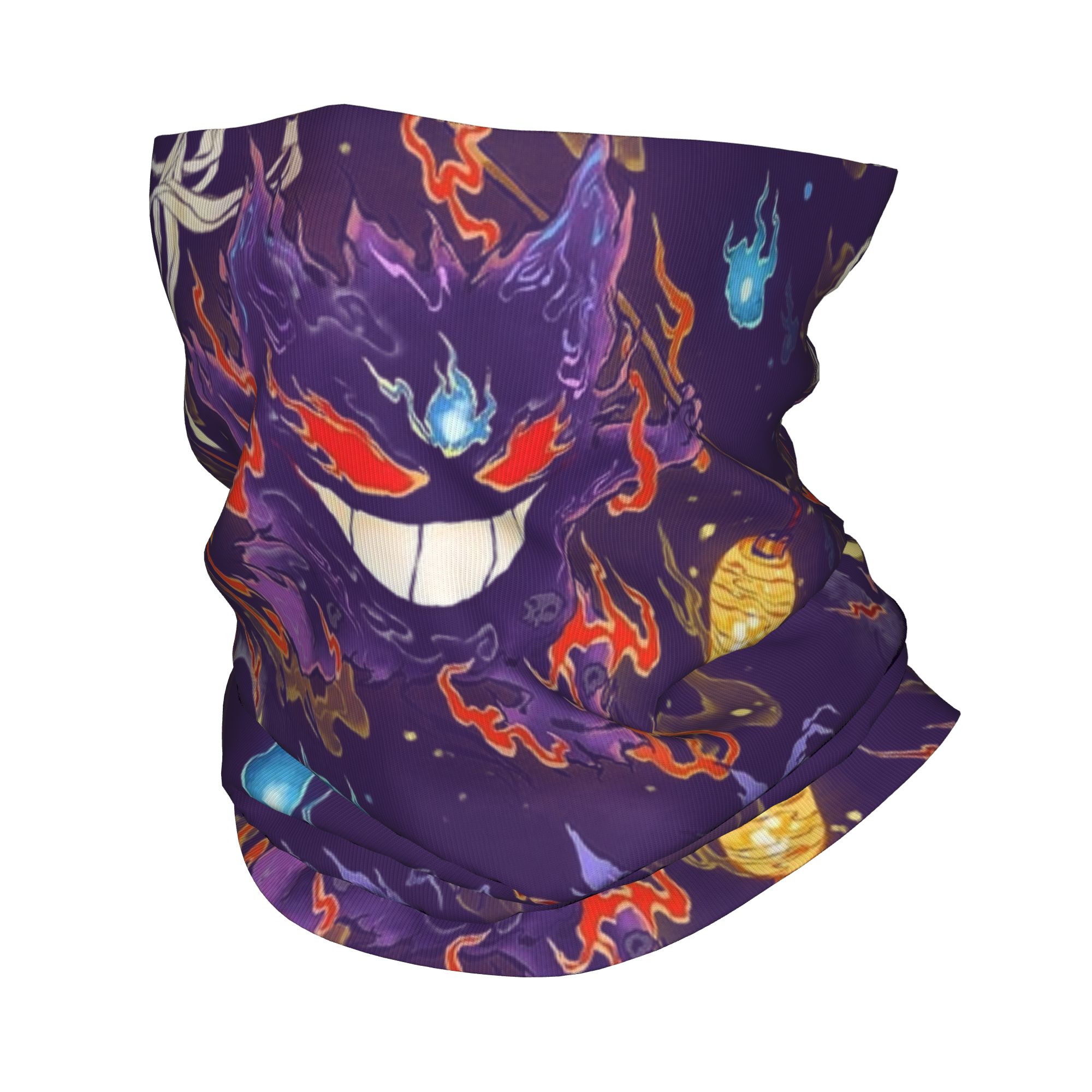 Men Accessories For Neck - Custom Pokemoned Gengars Bandana Neck Gaiter