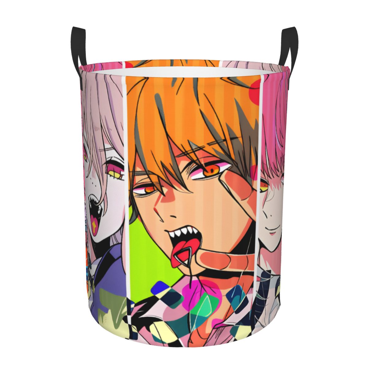 Men Accessories Hamper - Chainsaw Man Power Denji Laundry Basket