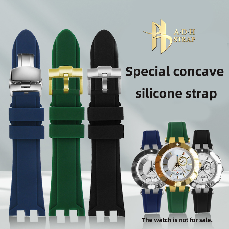 Men'S Versace Accessories - Special Concave Watch Strap For Versace