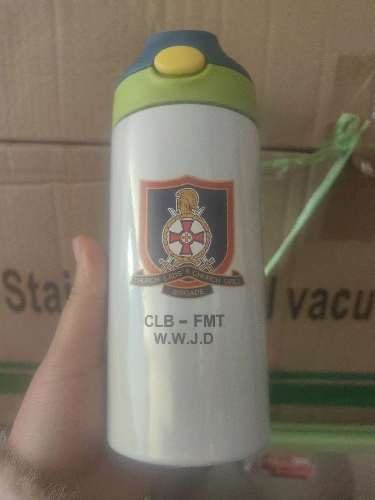 Flask Stainless Steel - Custom LOGO Pictur12oz Straight Sippy Cup