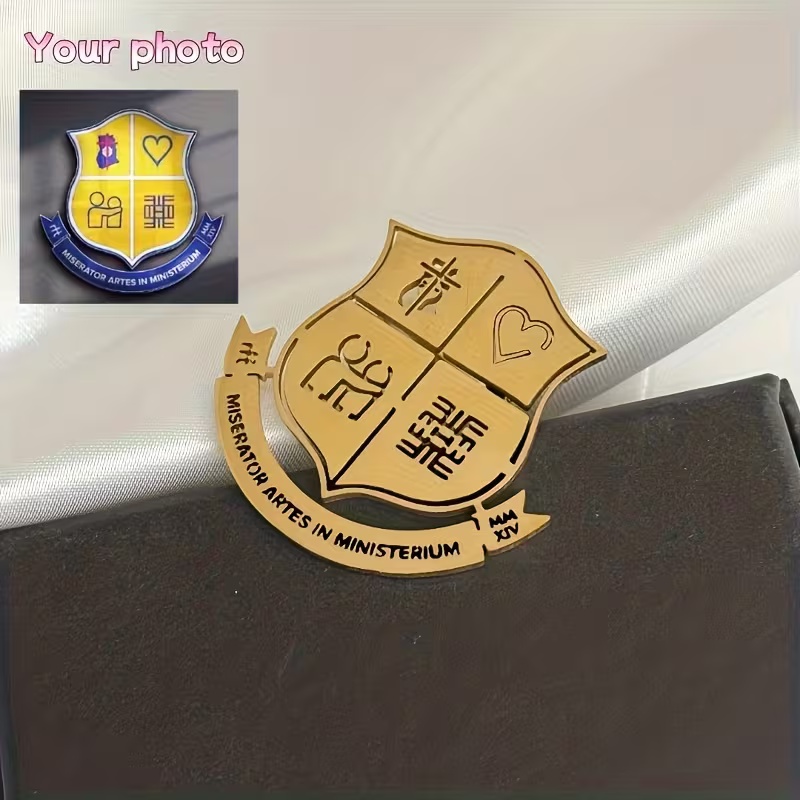 Custom Logo Brooch Simple Crea - Men Accessories Logo 评论和价格