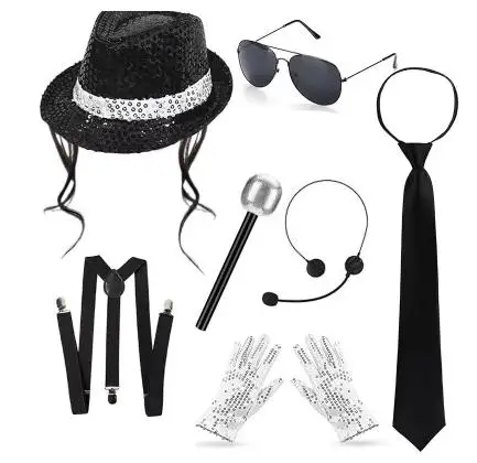 Boys Men 80s Disco Costume Mic - Men'S Accessories In The 80S 评论和价格