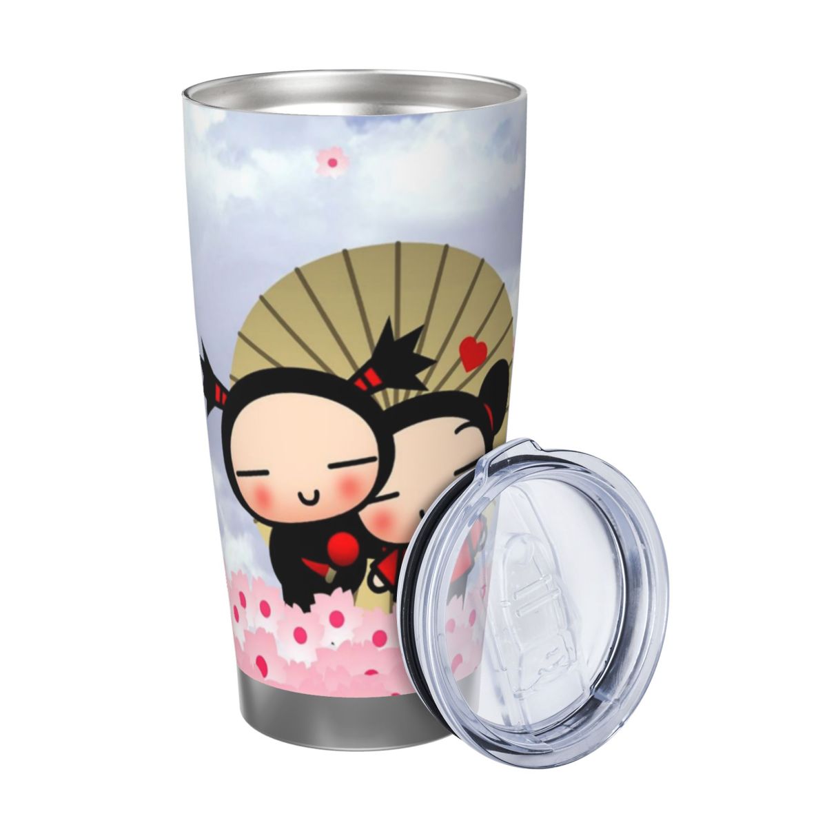 Cute Cartoon Pucca 20oz Stainl - Flask Stainless Steel 评论和价格