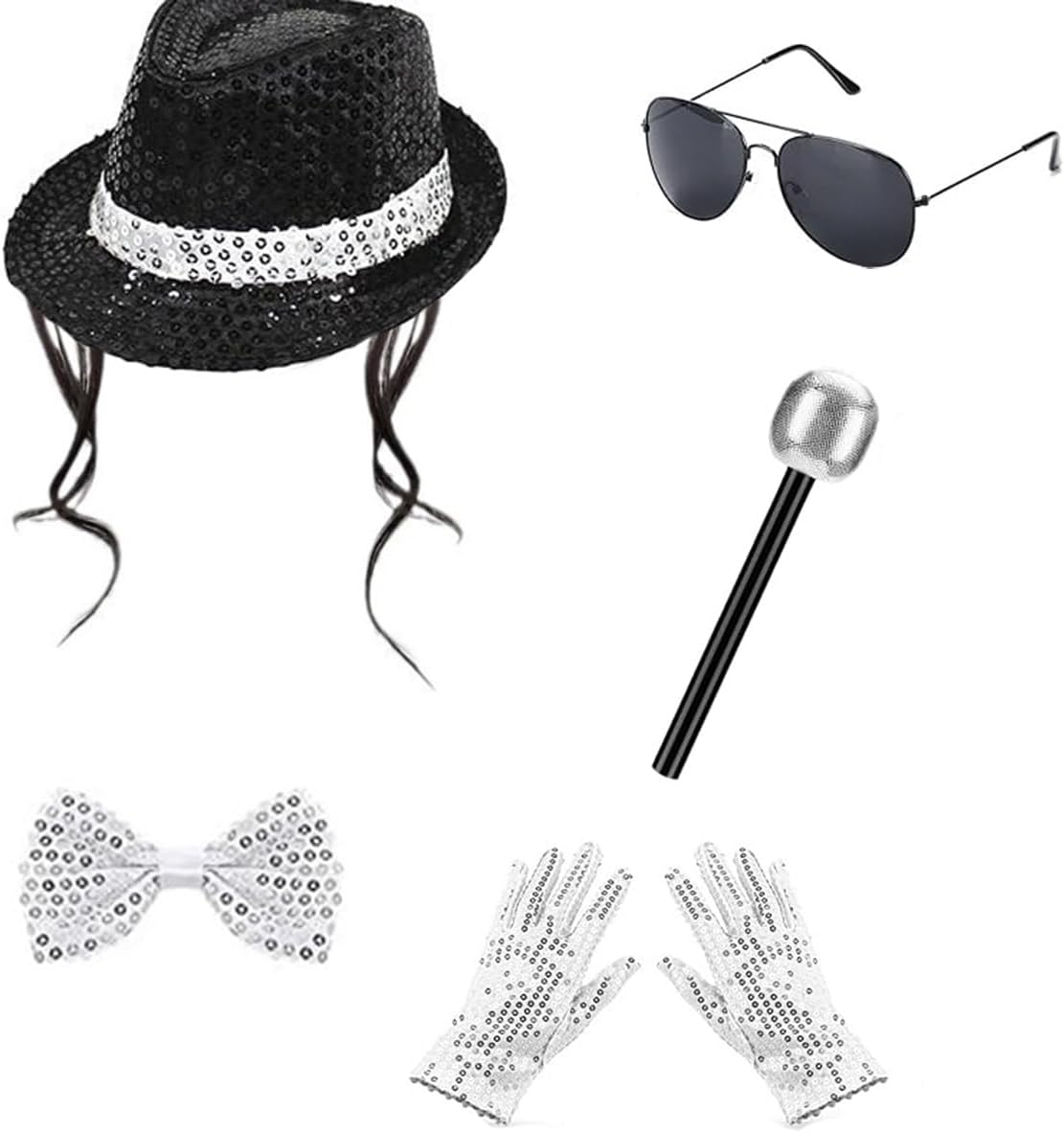 Mens Dance Star Costume Hallow - Men'S Accessories In The 80S 评论和价格