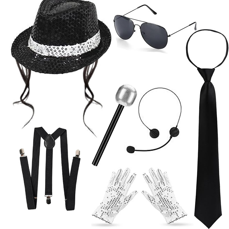 Mens Dance Star Costume Hallow - Men'S Accessories In The 80S 评论和价格