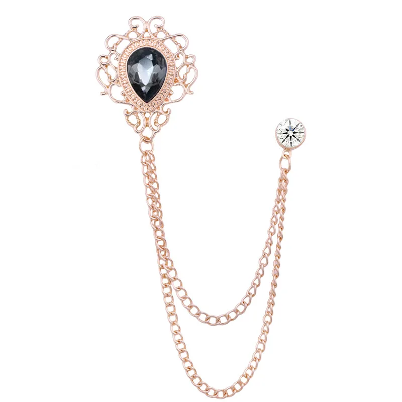 New Vintage Tassel Chain Rhine - Men Accessories For Suit 评论和价格