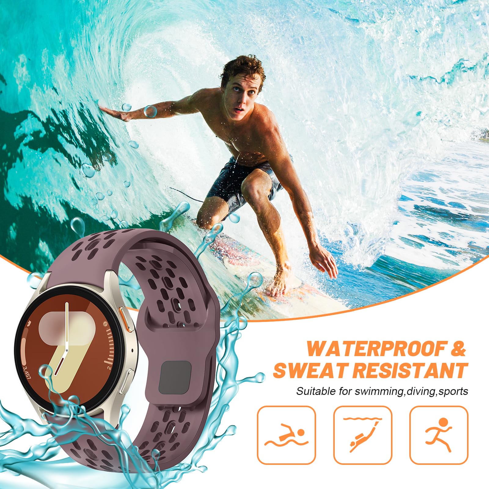 Strap for Samsung Galaxy Watch - Men Accessories Website 评论和价格