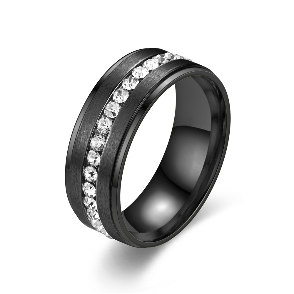 Stainless Steel Diamond Rings  - Men'S Accessories Gift Ideas 评论和价格