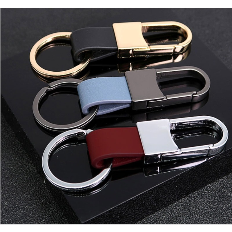 Fashion Leather Keychains Cust - Men Accessories Logo 评论和价格