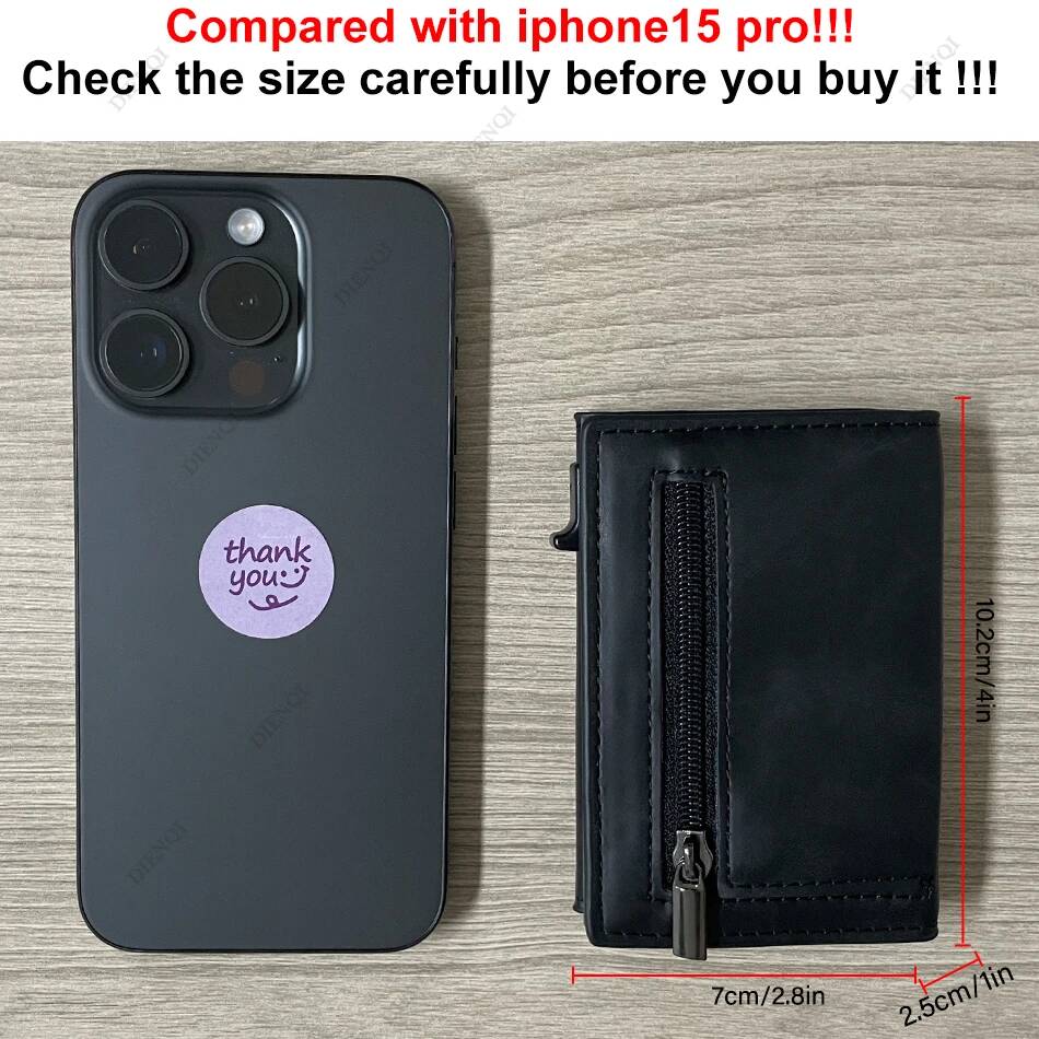 OUIO Rfid Credit Card Holder W - Coin Holder Men 评论和价格