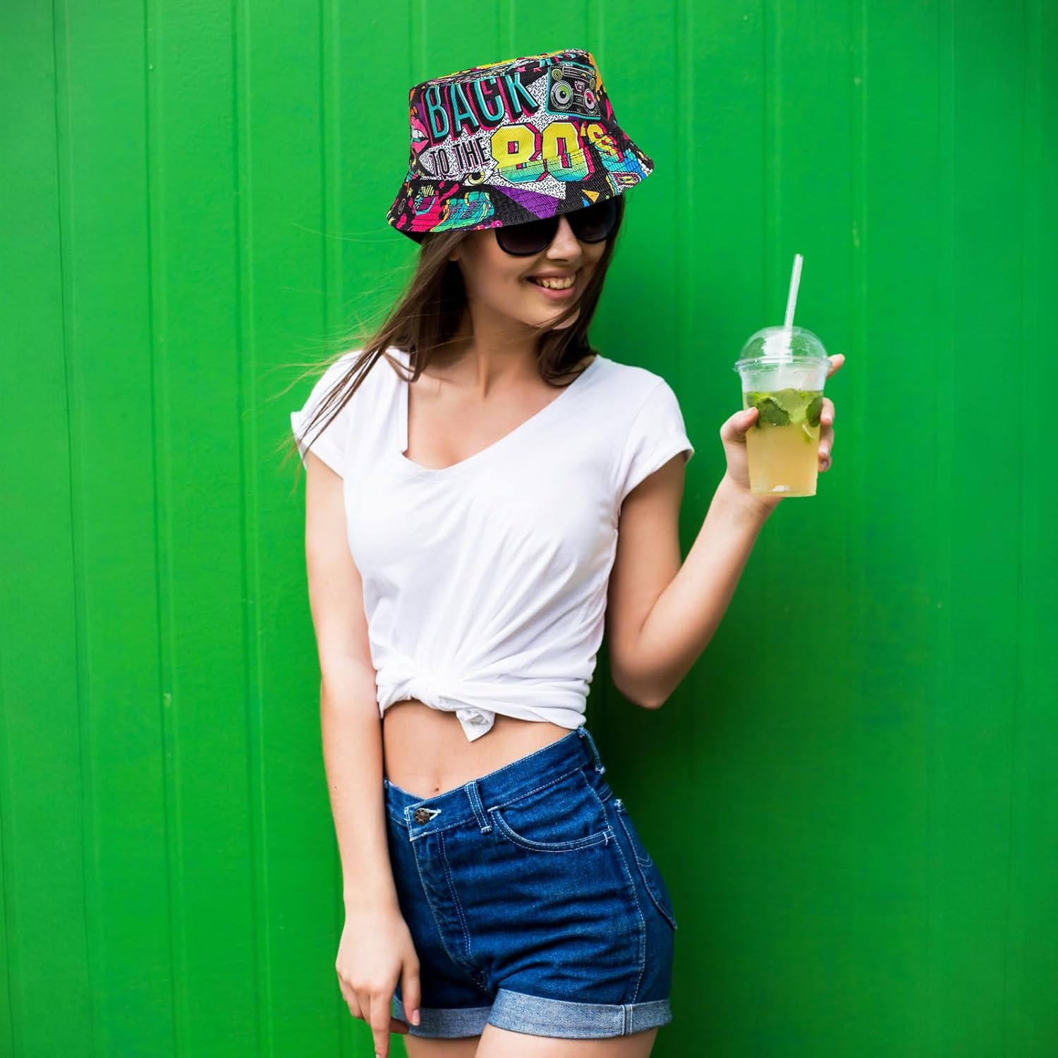 Fashion 80s 90s Bucket-Hat Fis - Men'S Accessories In The 80S 评论和价格