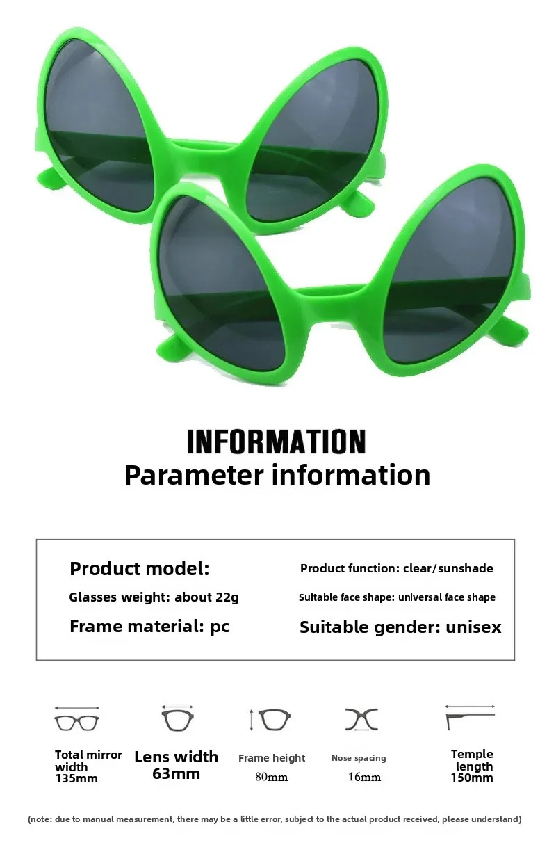Green Alien Martian Quirky Sun - Men'S Vegan Accessories 评论和价格