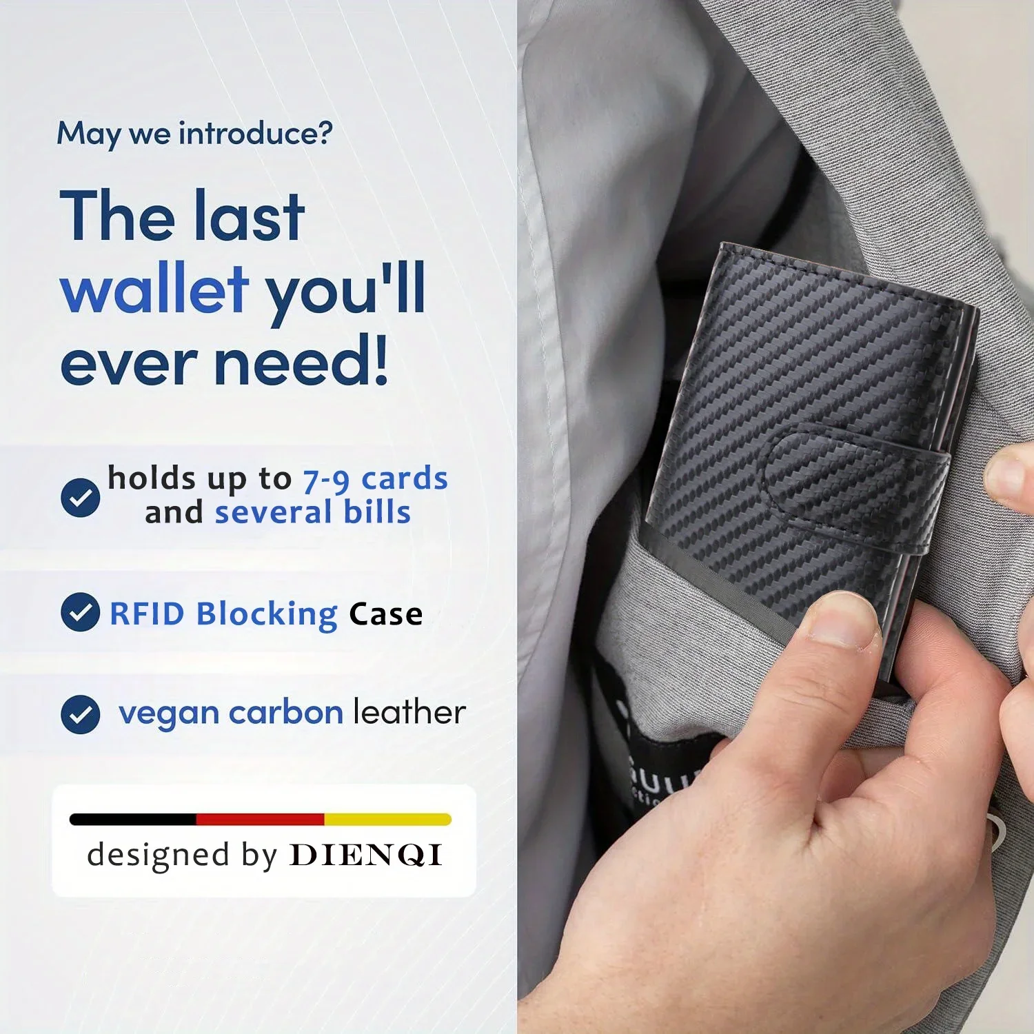 Microfiber Leather Business Ca - Coin Holder Men 评论和价格