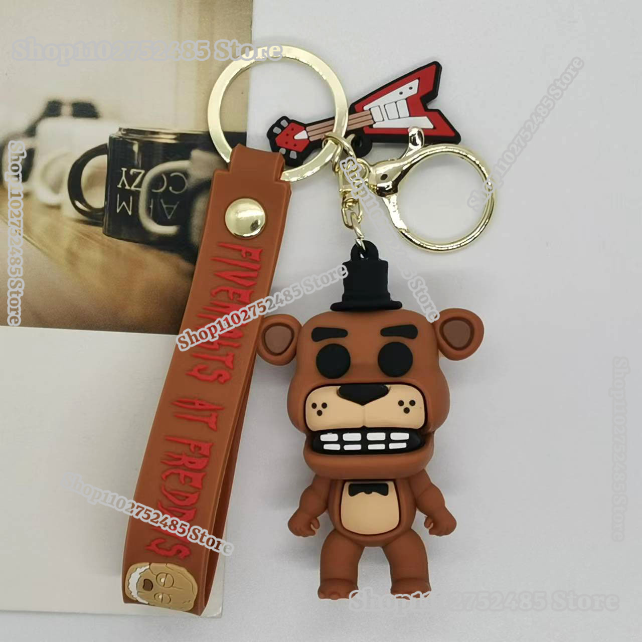 5pcs Cartoon Anime FNAF Figure - Young Men'S Accessories 评论和价格