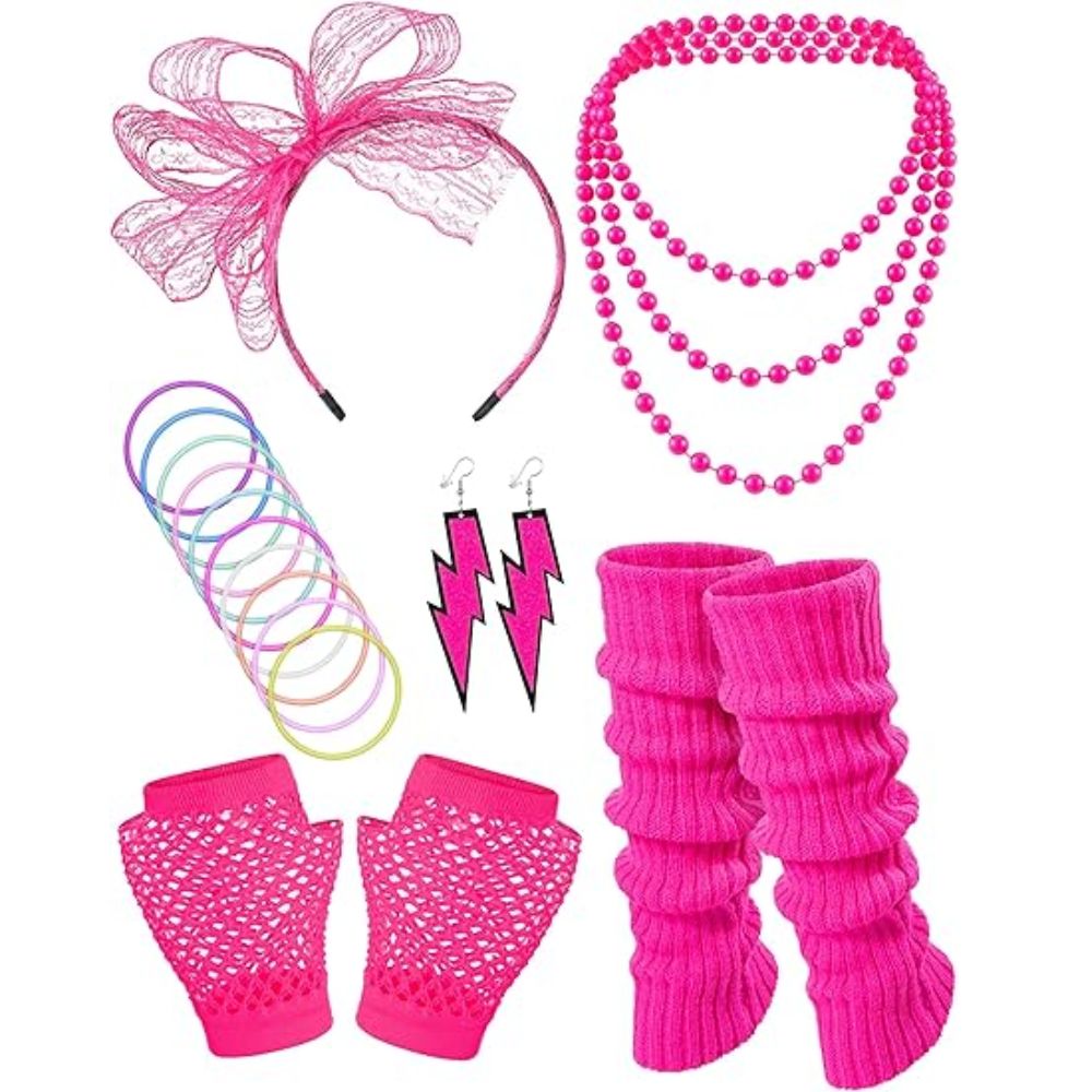 80s Costume Accessories Hologr - Men'S Accessories In The 80S 评论和价格