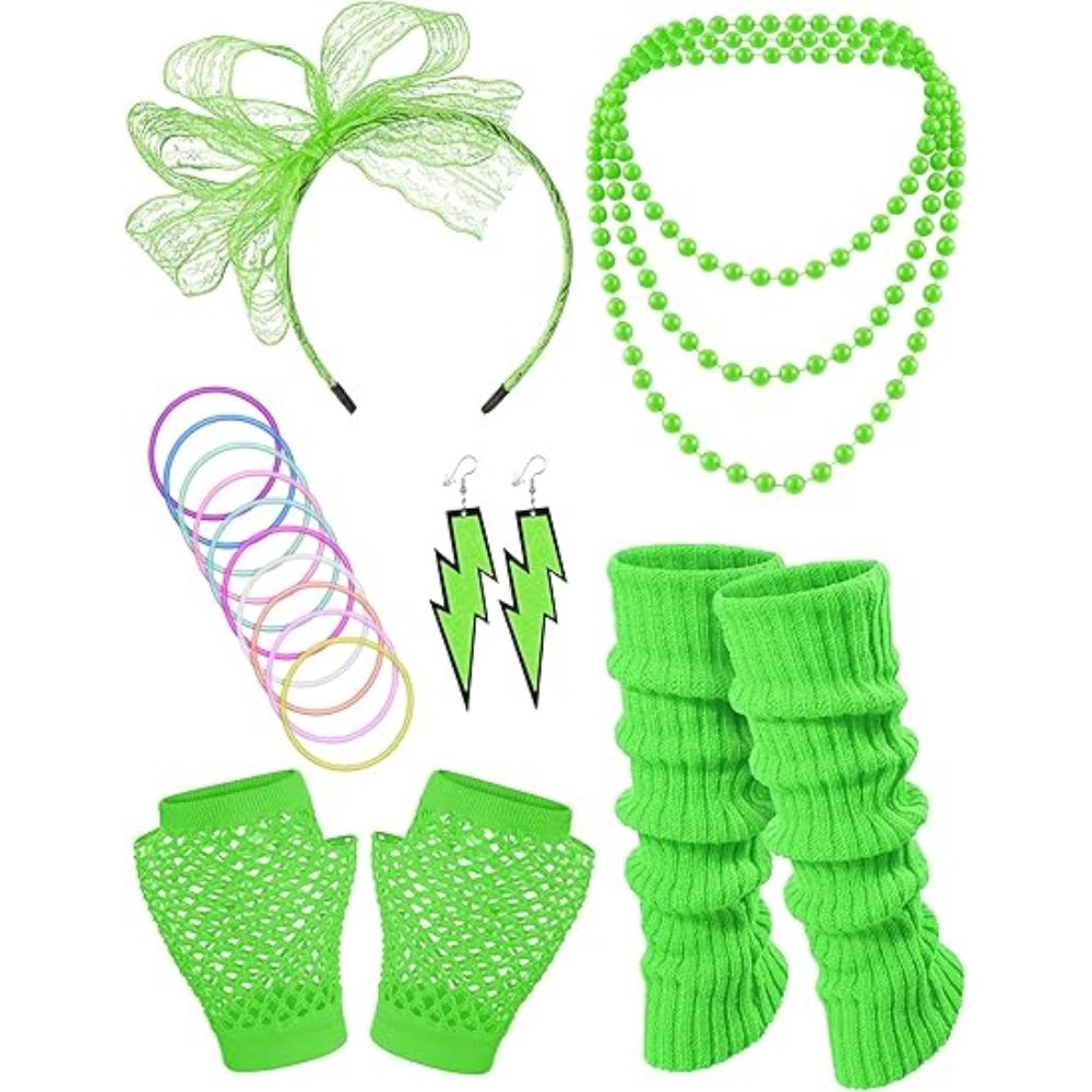 80s Costume Accessories Hologr - Men'S Accessories In The 80S 评论和价格