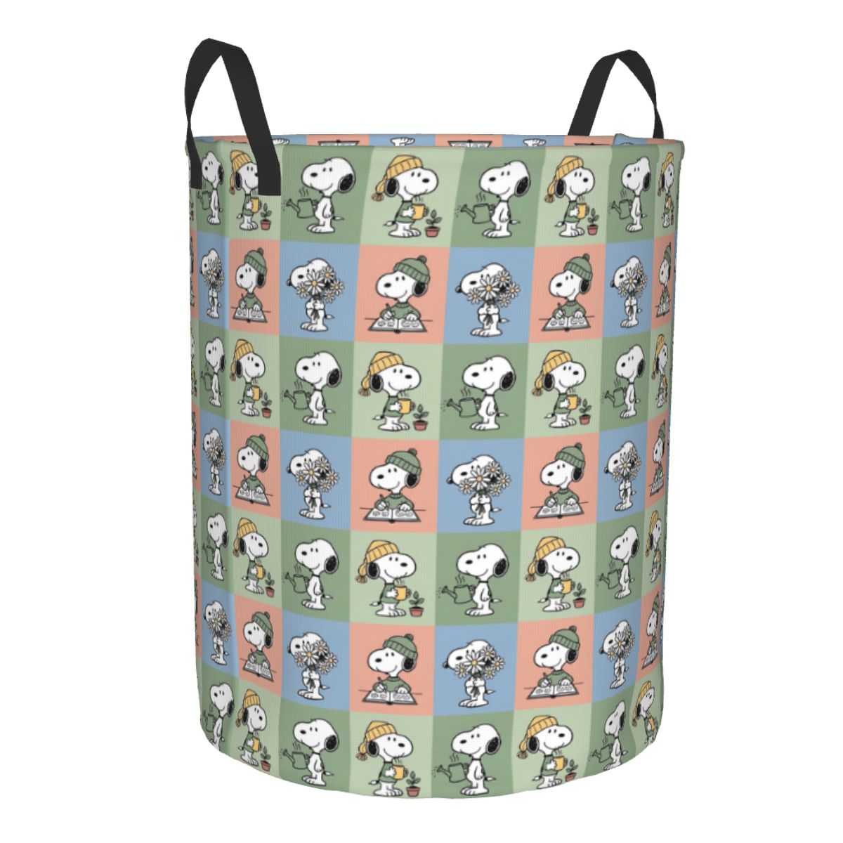 S-Snoopy Checkered Plaid Laund - Men Accessories Hamper 评论和价格
