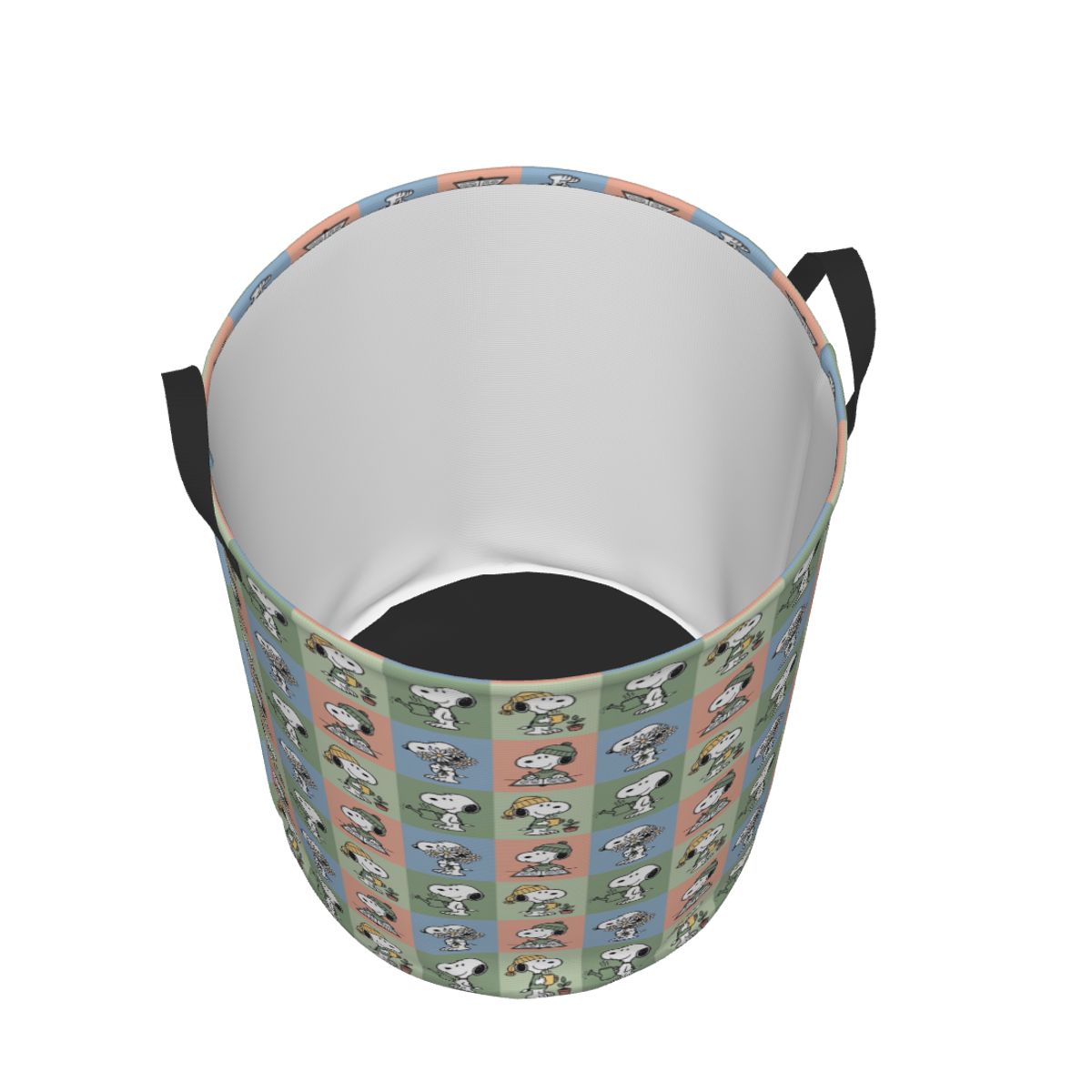 S-Snoopy Checkered Plaid Laund - Men Accessories Hamper 评论和价格