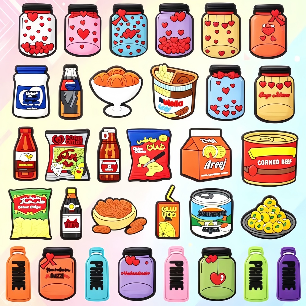 32PCS Food Shoe Charms for Cro - Men'S Accessories Crocs 评论和价格