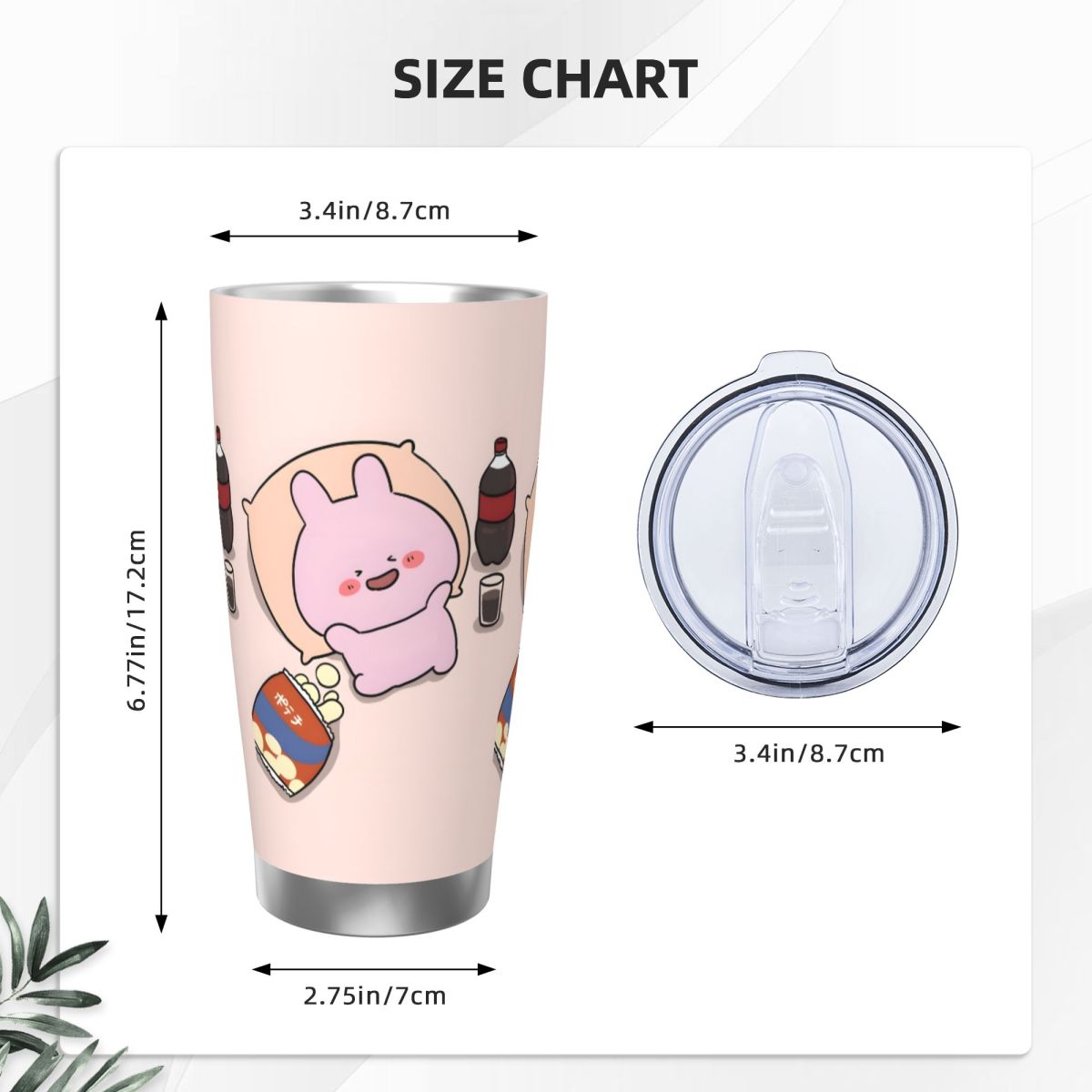 Asamimichaan Cute Asamimi 20oz - Flask Stainless Steel 评论和价格