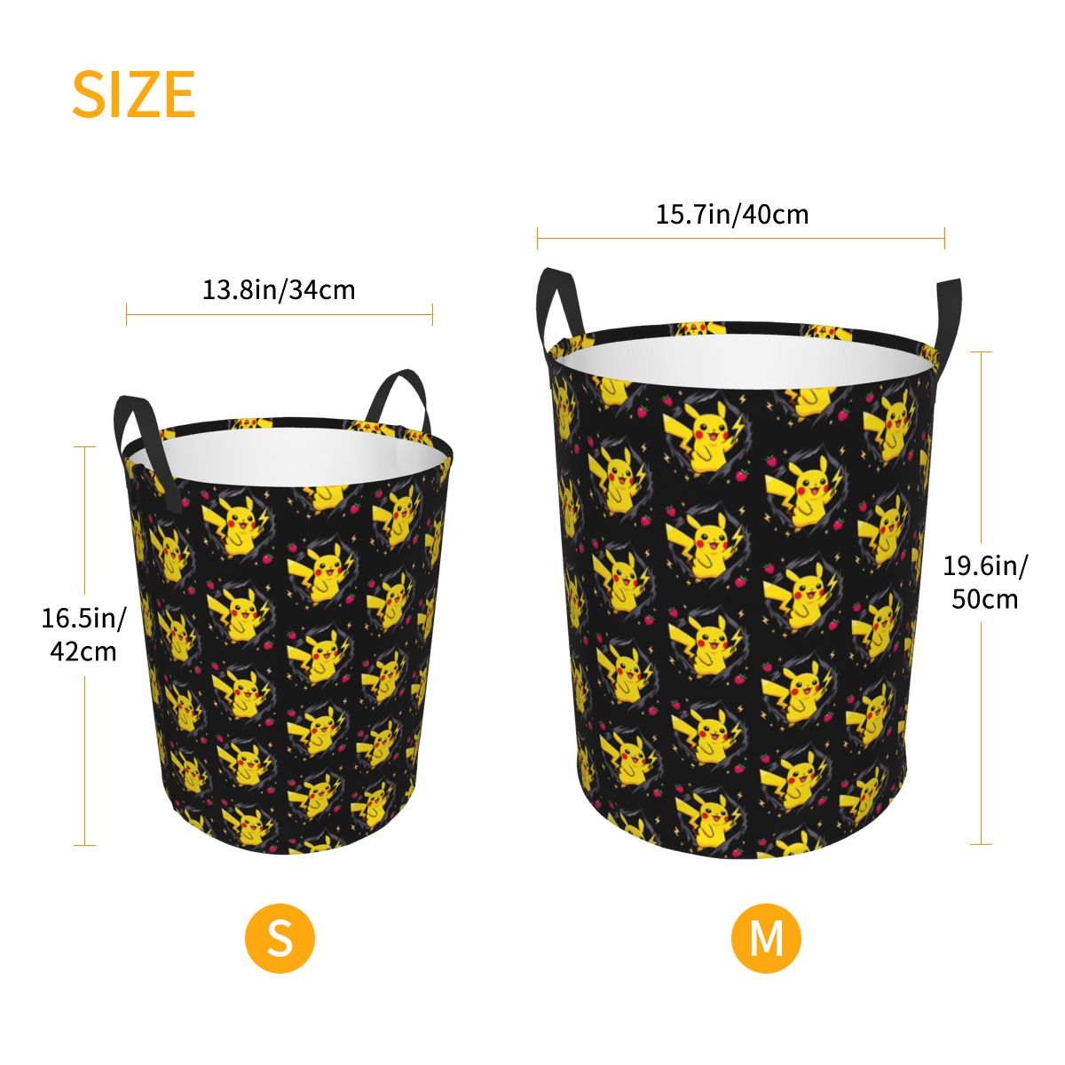 Pikachu Pokemon Cartoon Laundr - Men Accessories Hamper 评论和价格