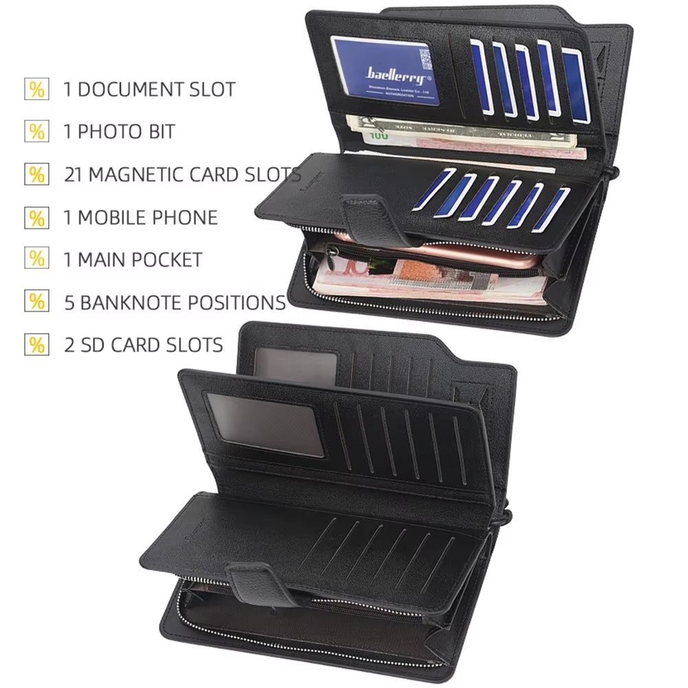New Big Capacity Men Wallets C - Coin Holder Men 评论和价格