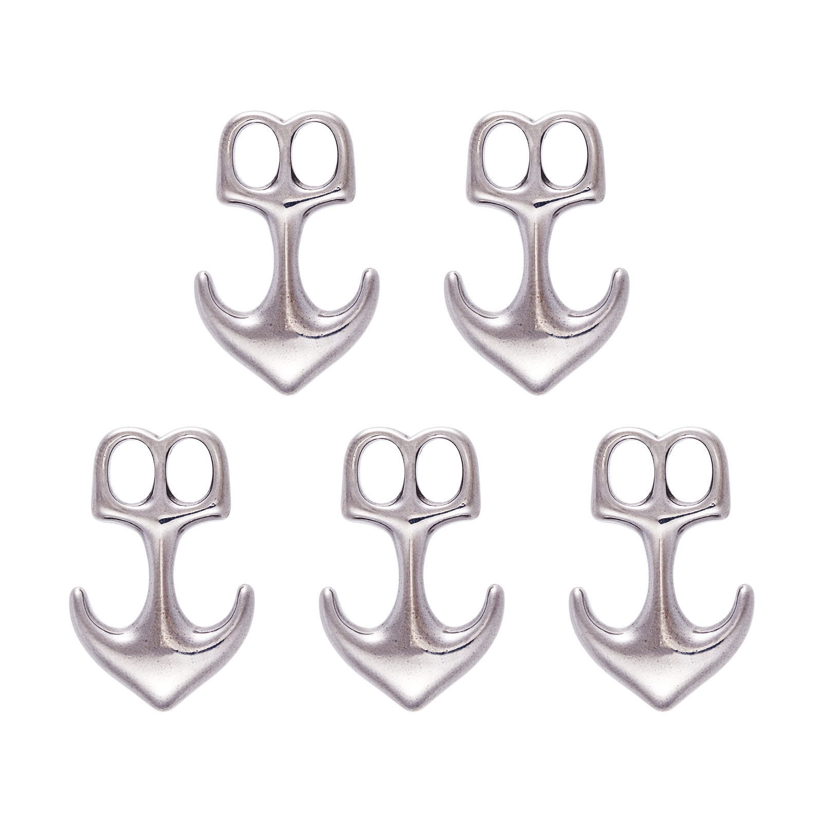 5pcs Anchor Hook Clasps 304 St - Young Men'S Accessories 评论和价格