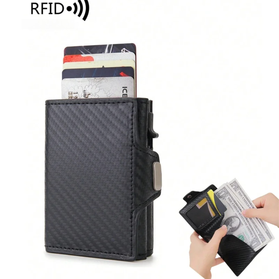 RFID Blocking Pop Up  Wallet f - Coin Holder Men 评论和价格