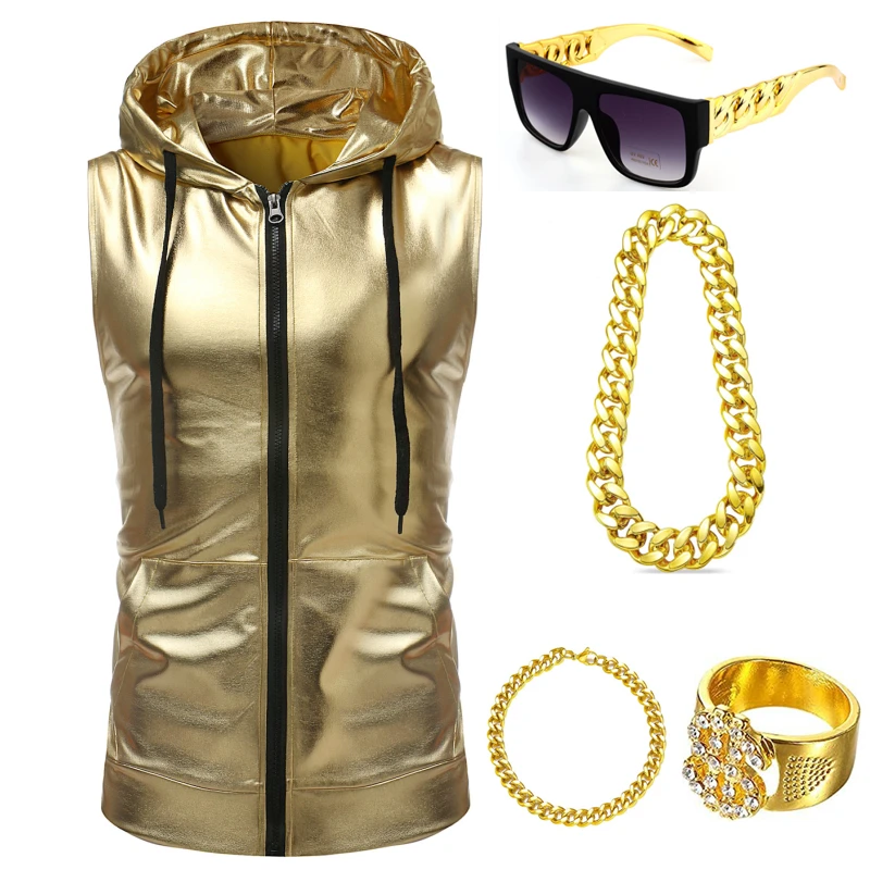 80s 90s Hip Hop Costumes Outfi - Men'S Accessories In The 80S 评论和价格