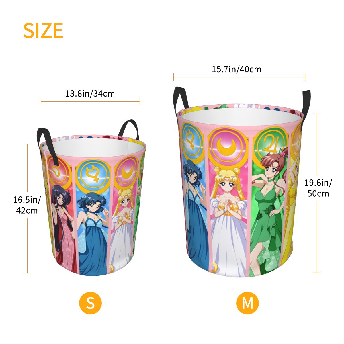Sailor Moon Mars Venus Laundry - Men Accessories Hamper 评论和价格