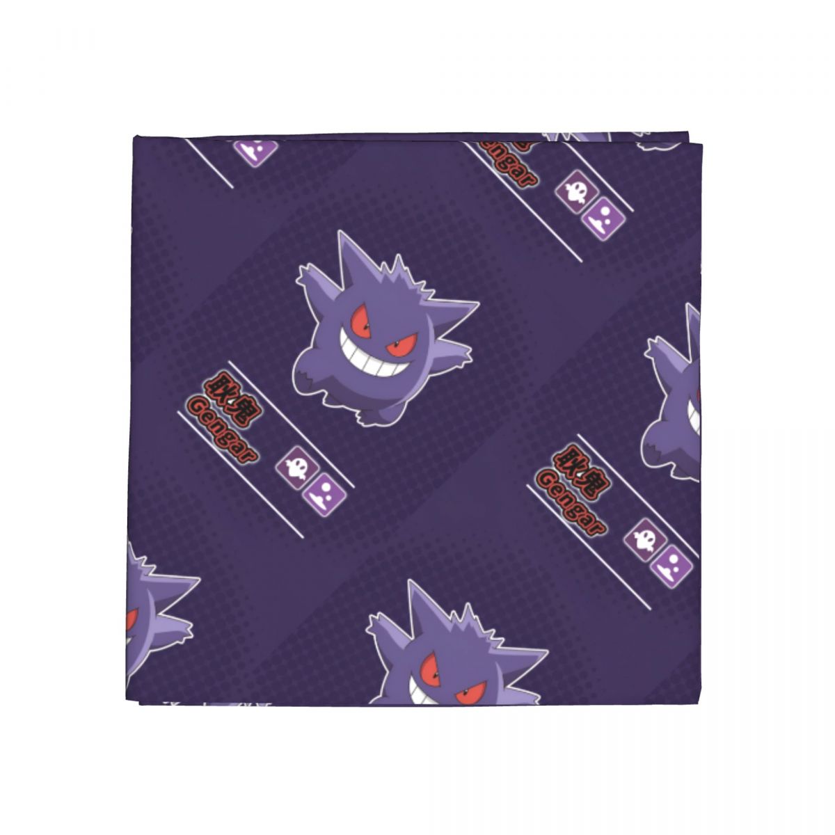 55CM Pokemoned Gengars Bandana - Men Accessories For Neck 评论和价格