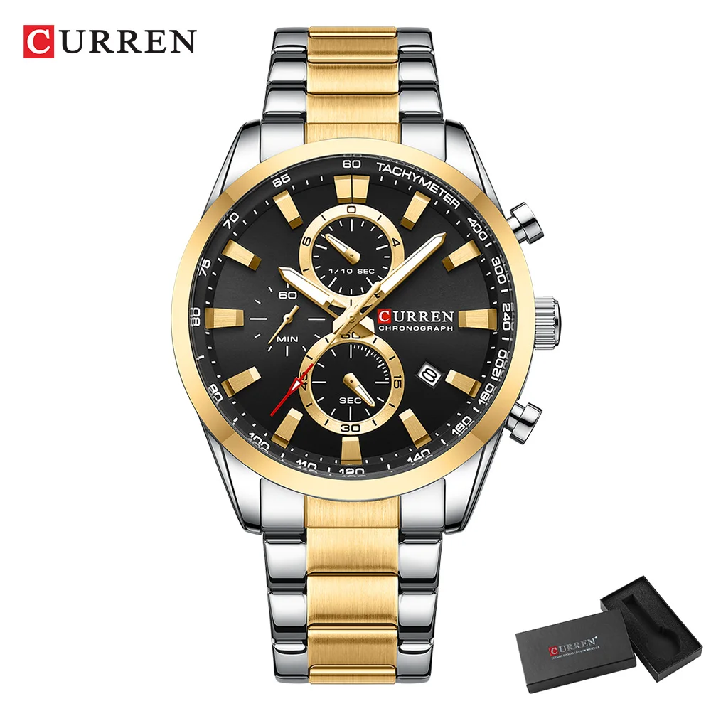 CURREN Casual Quartz Chrono Sp - Young Men'S Accessories 评论和价格