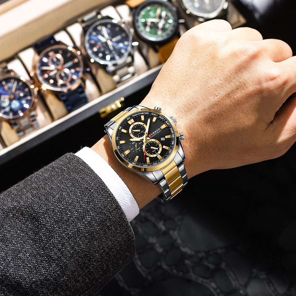 CURREN Casual Quartz Chrono Sp - Young Men'S Accessories 评论和价格