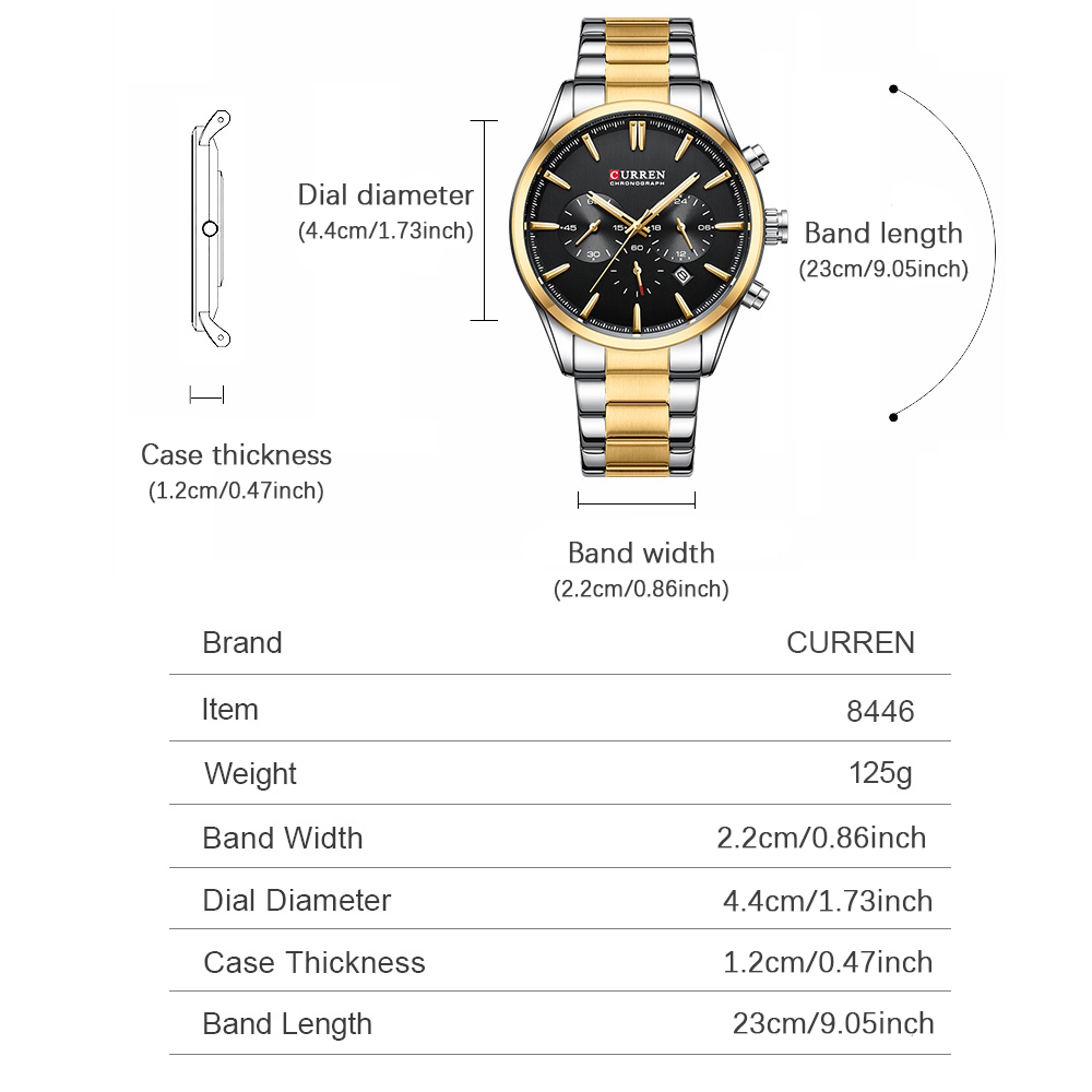 CURREN Casual Quartz Chrono Sp - Young Men'S Accessories 评论和价格