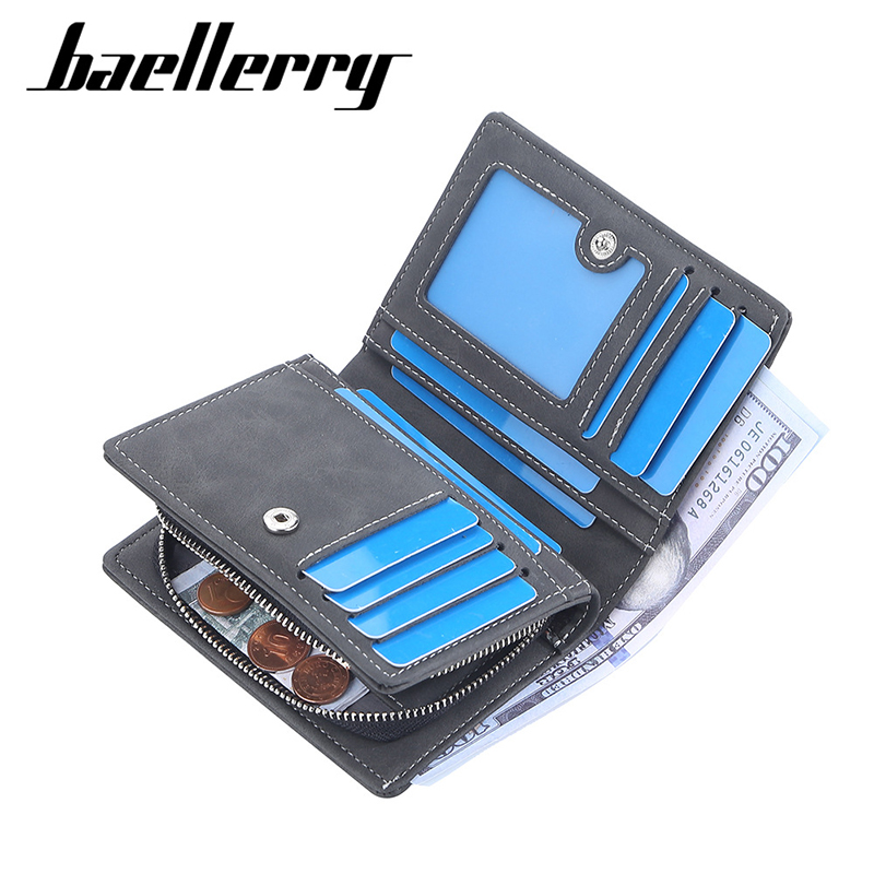 Baellerry New Short Men Wallet - Coin Holder Men 评论和价格