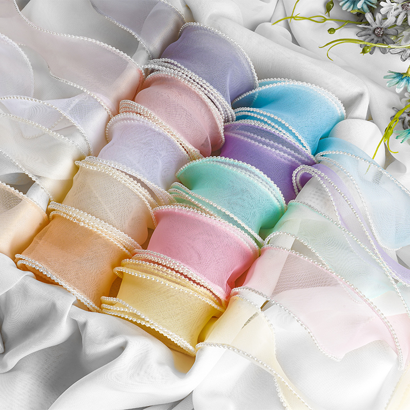 5meters/roll 4CM Width Pearl E - Men Accessories Bouquet 评论和价格