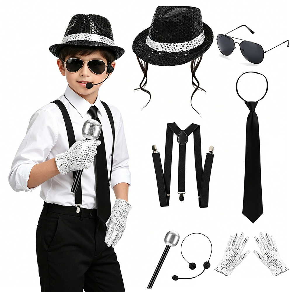Michael Jackson Cosplay Access - Men'S Accessories In The 80S 评论和价格