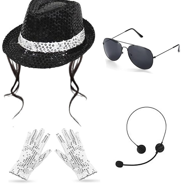 Michael Jackson Cosplay Access - Men'S Accessories In The 80S 评论和价格