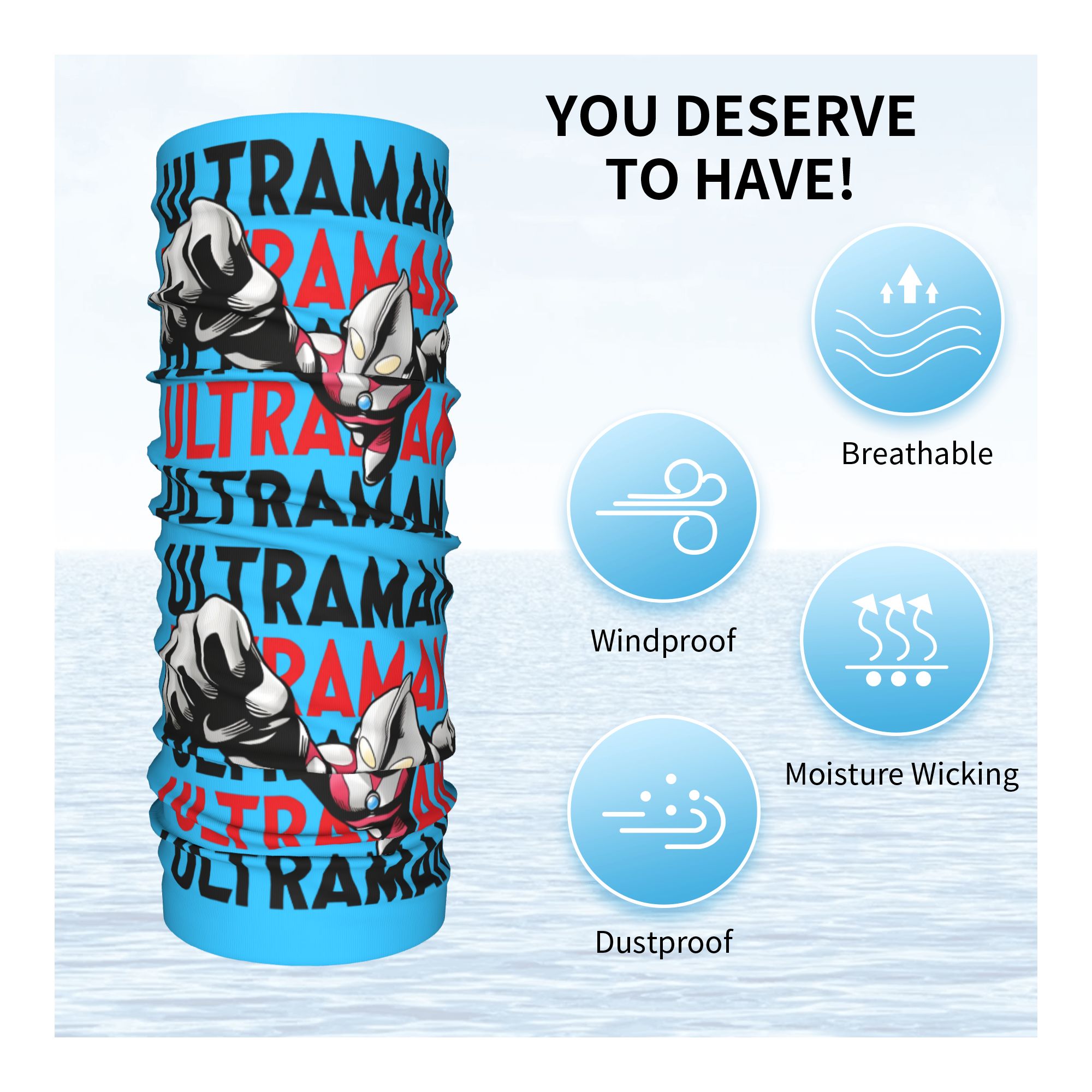 Cartoon Ultraman Comics  Banda - Men Accessories For Neck 评论和价格