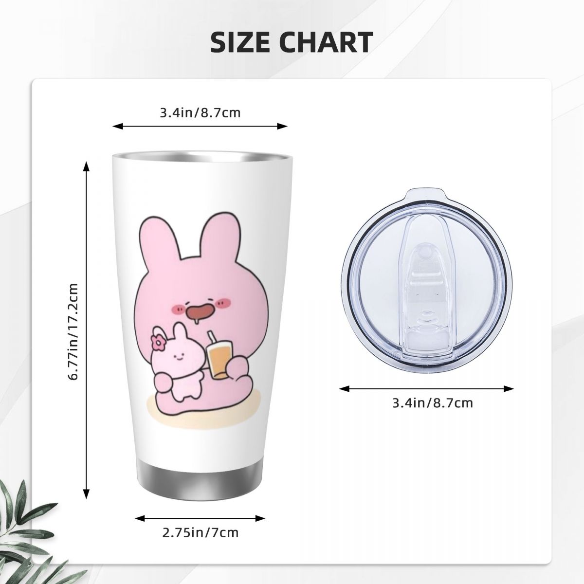 Asamimichaan Cute Asamimi 20oz - Flask Stainless Steel 评论和价格