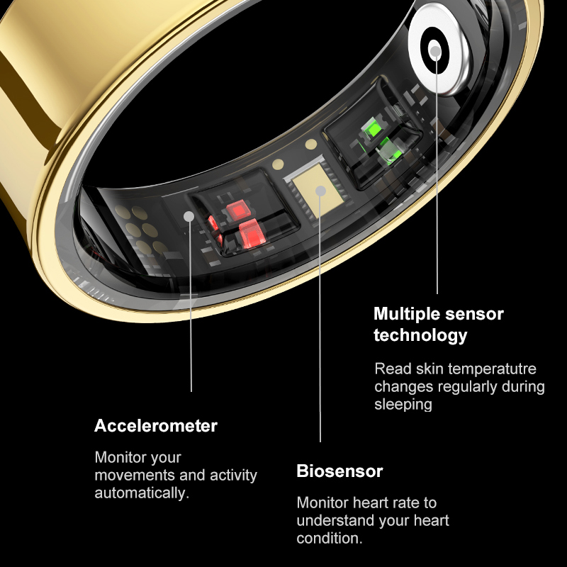 R09 Smart Ring Men Women with  - Young Men'S Accessories 评论和价格