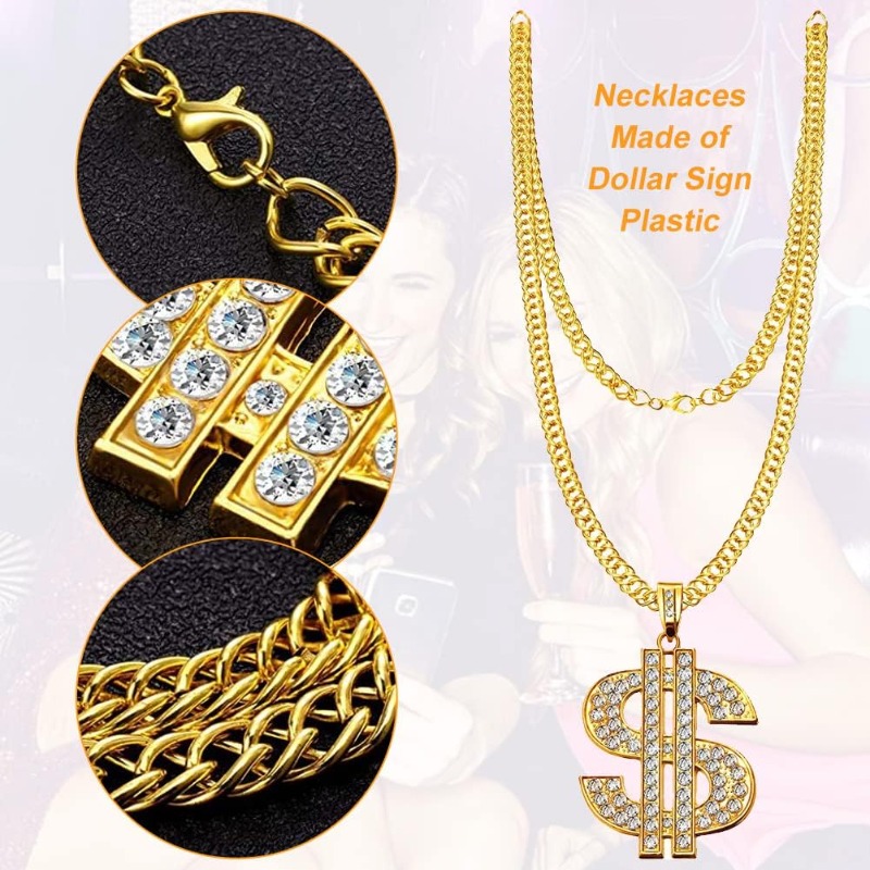 5pcs Hip Hop Costume kit,80s F - Men'S Accessories In The 80S 评论和价格