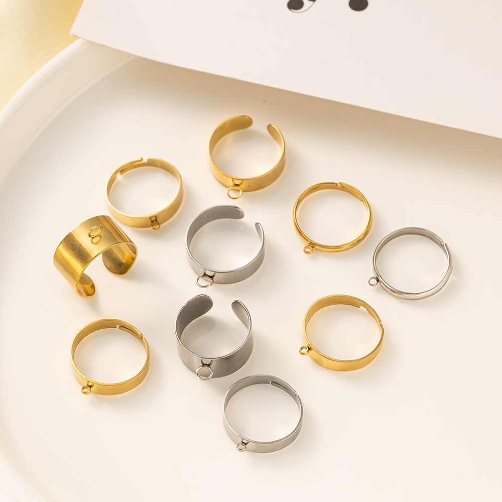 5pcs/Lot Stainless Steel Gold  - Young Men'S Accessories 评论和价格