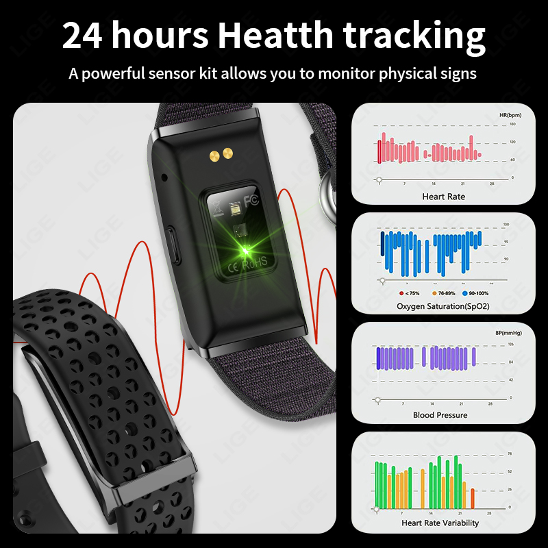 LIGE 100+ Sport Fitness Tracke - Young Men'S Accessories 评论和价格