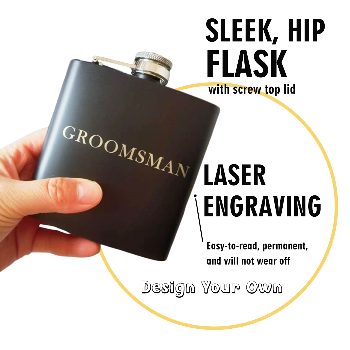 Custom Engraved Flask for Men  - Flask Stainless Steel 评论和价格