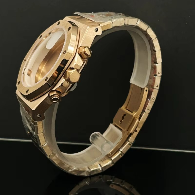 41mm Rose Gold Black Watch Men - Men Accessories Logo 评论和价格