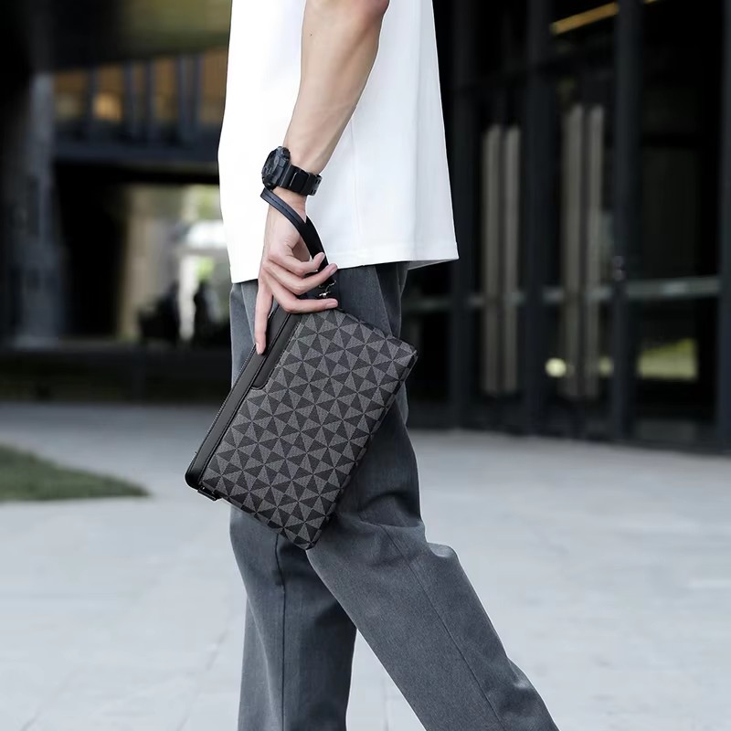 Men Wallet Clutch Bag Leather  - Coin Holder Men 评论和价格