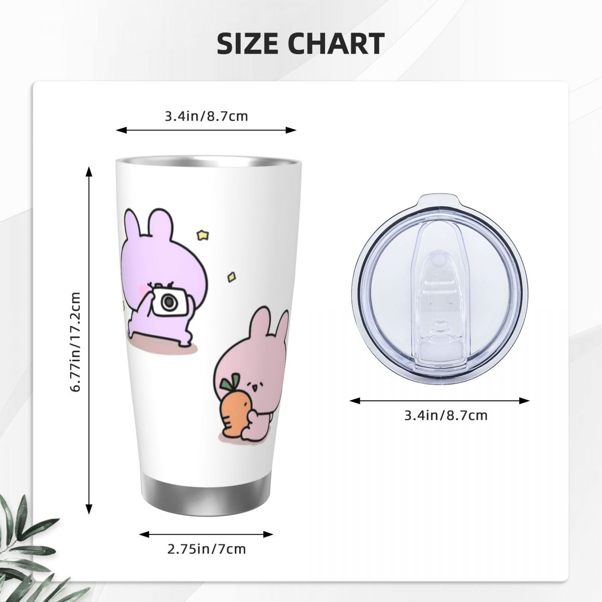 Asamimichaan Cute Asamimi 20oz - Flask Stainless Steel 评论和价格